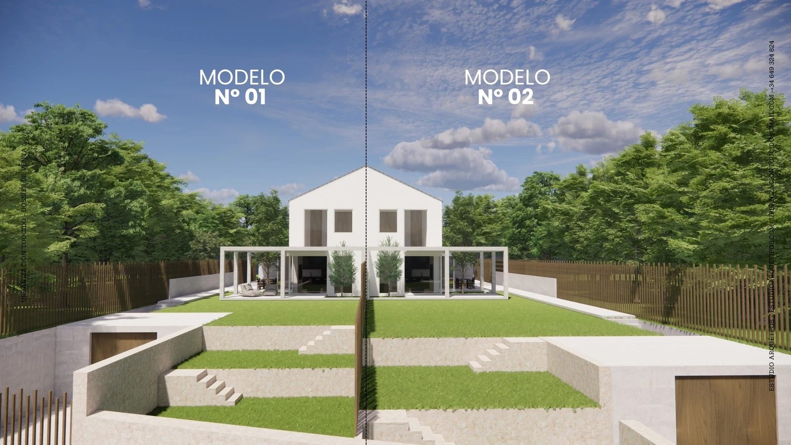 Modelos 01 y 02 · vista exterior