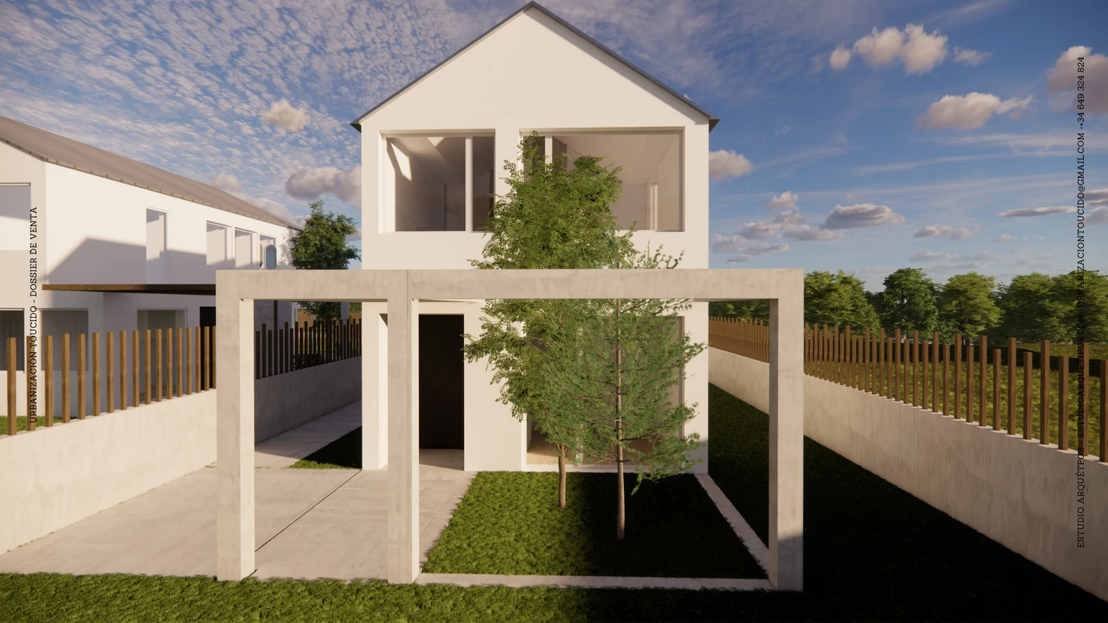 Fachada posterior modelo 07