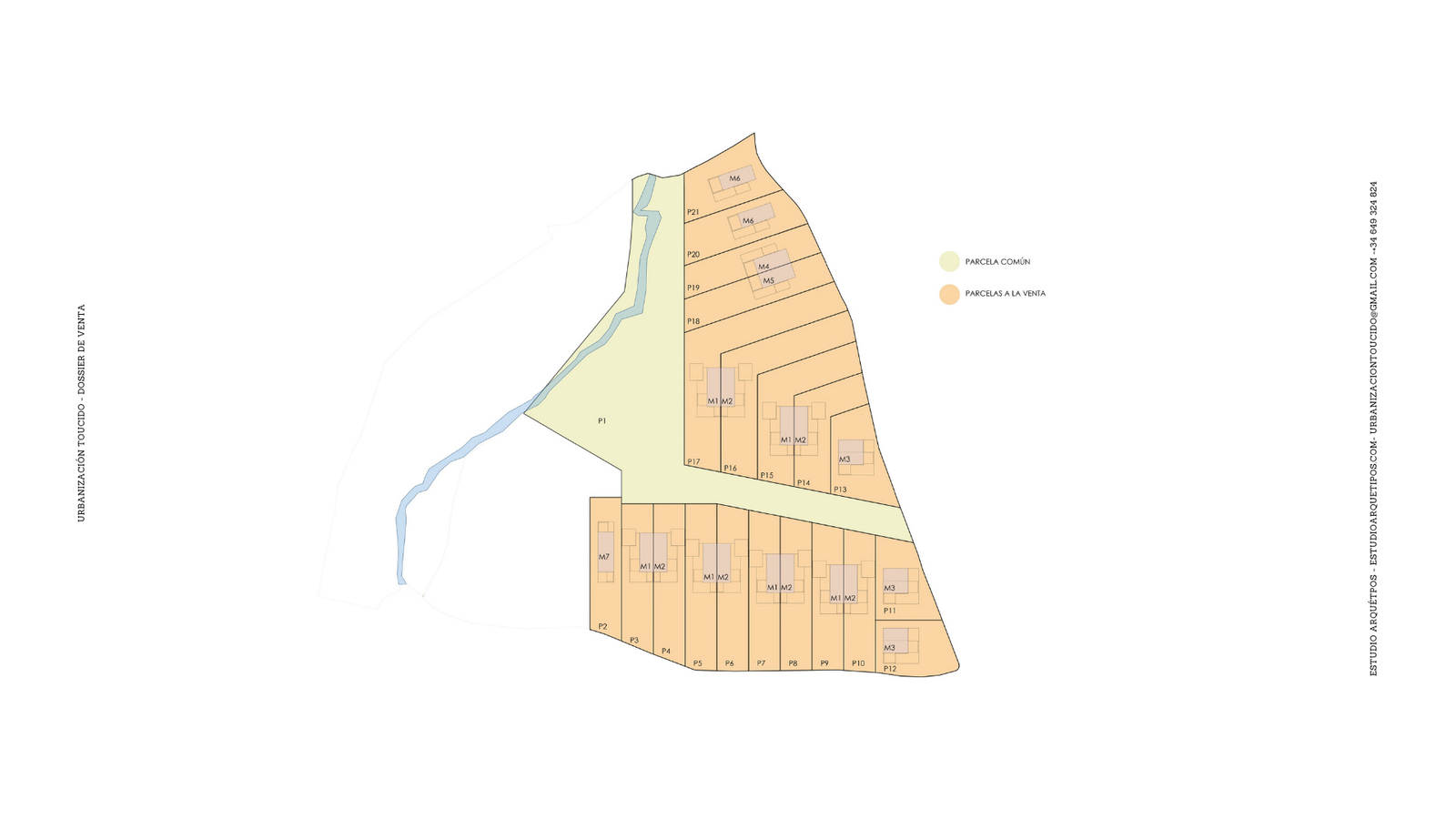 Plano xeral de parcelación en alta resolución